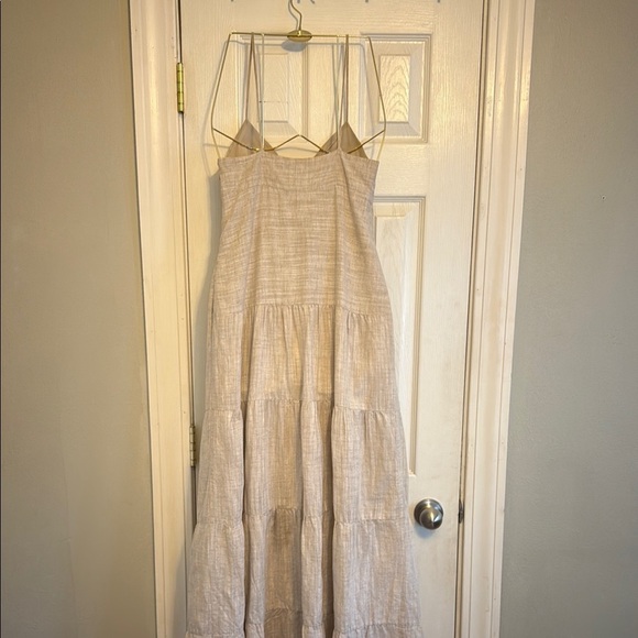 Banana Republic Light Beige Maxi Dress #552 - Picture 3 of 9